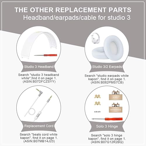 Beats Studio Hinge Replacement Parts Headband Connector Repair