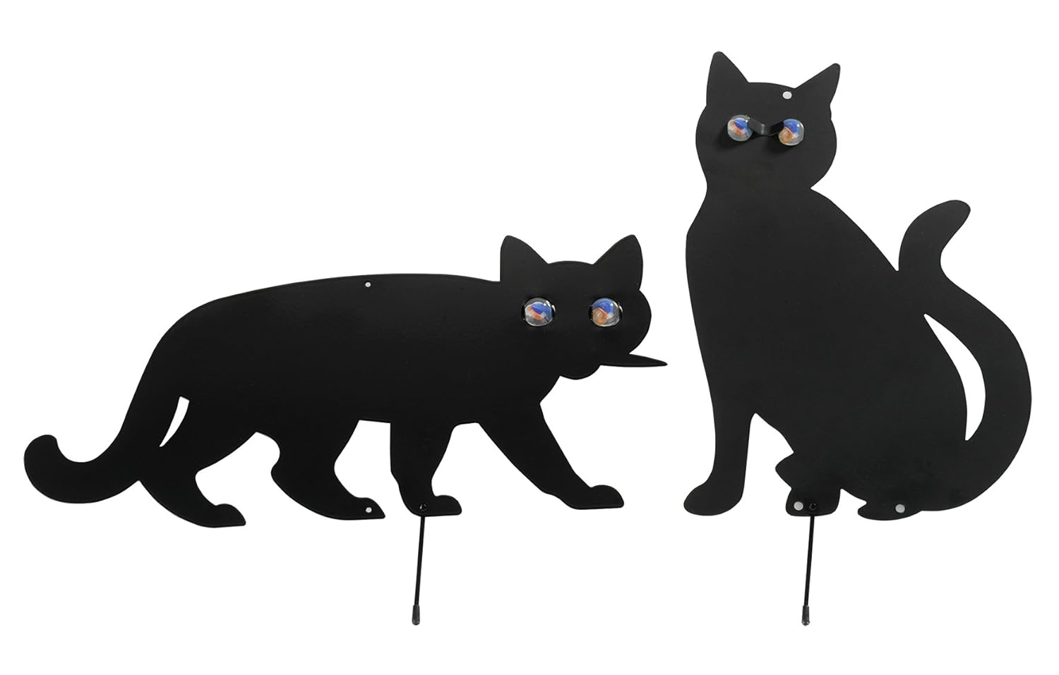 Wenko Vogelschreck Katzen 2er Set Schwarz 16x37x29 Cm 71964900