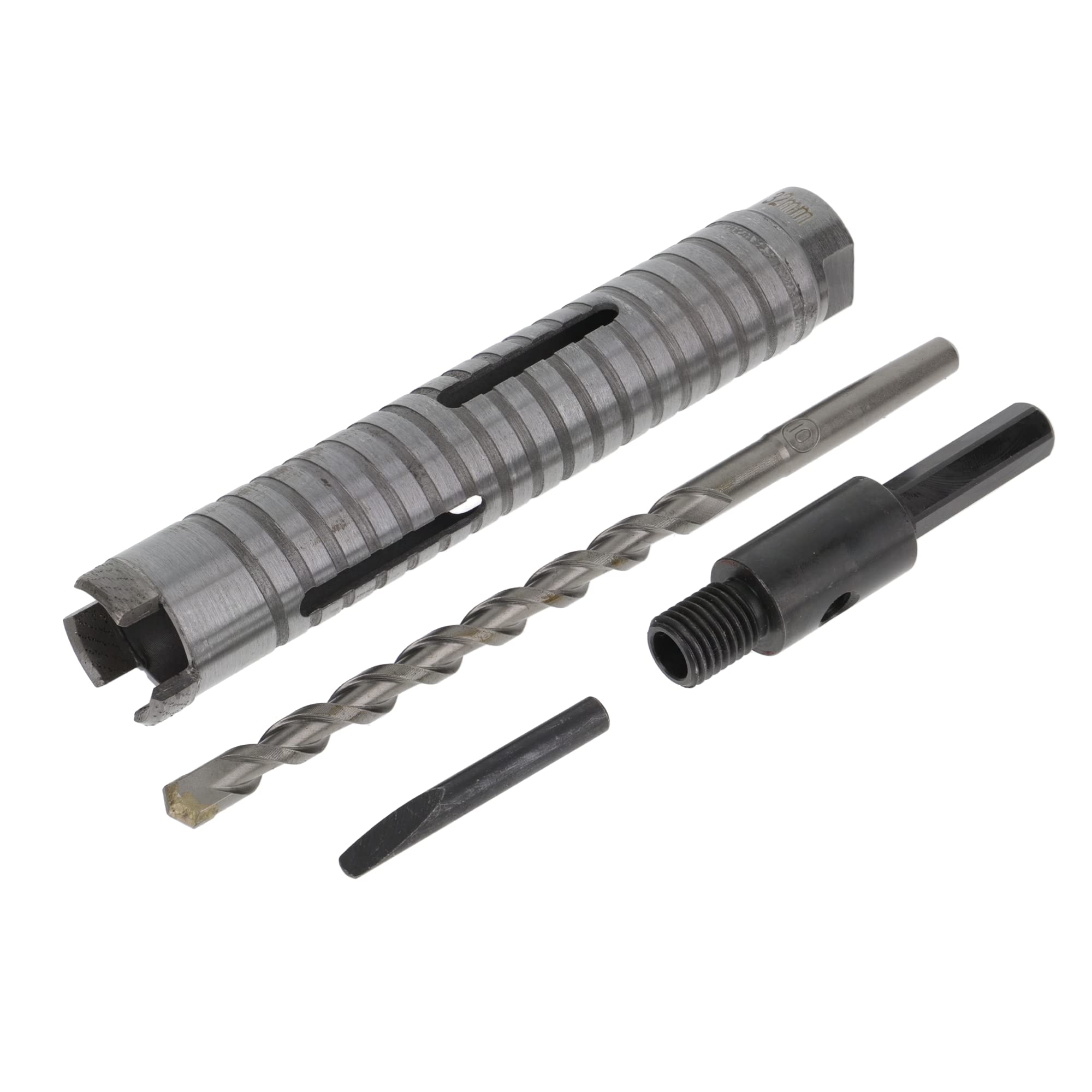 PRODIAMANT diamond core bit ø 32mm effective length 150mm with hexagon adapter laser welded for dry drilling in concrete