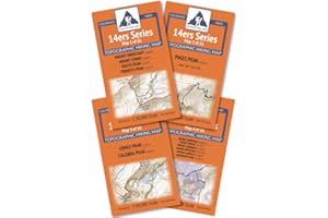 OUTDOOR TRAIL MAPS Colorado 14ers Series Front-Tenmile-Mosquito Range Map Pack