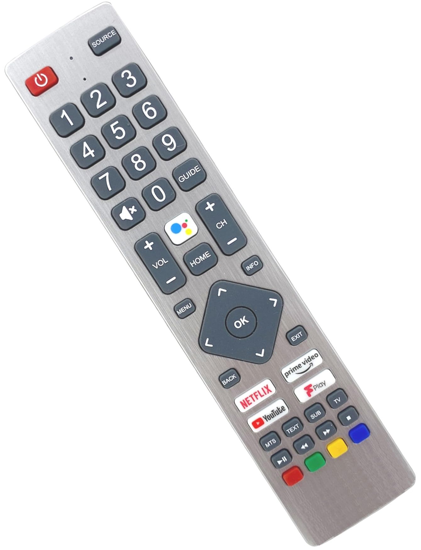 Generic Replacement for Sharp SHW/RMC/0133 TV Remote control compatible with Sharp Aquos 4T-C40BL3KF2AB 4T-C40BL5EF2AB 50BL5KA Smart LED with Voice, Netflix, Prime Video, You tube & Google Play