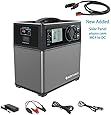 ACOPOWER 400Wh Portable Solar Generator Power Supply Energy Storage Lithium ion Battery Charged by Solar/AC Outlet/Cars with 300W AC Pure Sine Wave Inverter
