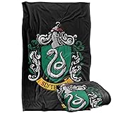 Harry Potter Slytherin Crest Black Silky Touch