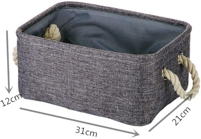 Xacxl Cestas de Almacenamiento de lavandería portátiles Baño de Lona