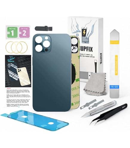 Dakexiong 13 Pro Max - Cristal trasero de repuesto para iPhone 13 Pro Max con kit de herramientas Repar y adhesivo preinstalado (verde alpino Dakexiong 13 Pro Max - Cristal trasero de repuesto para iPhone 13 Pro Max con kit de herramientas Repar y adhesivo preinstalado (verde alpino