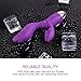 Utimi Rabbit Vibrator Rechargeable G Spot Massager 10-speed Clitoris Stimulaton with 2 Motors