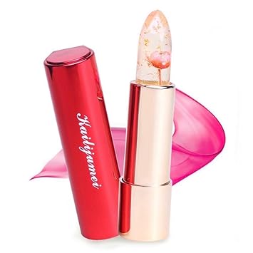 KAILIJUMEI Moisturizer lipsticks Lips Care Surplus Bright Flower Jelly Lipstick 4g - BARBIE DOLL POWDER *One pcs*