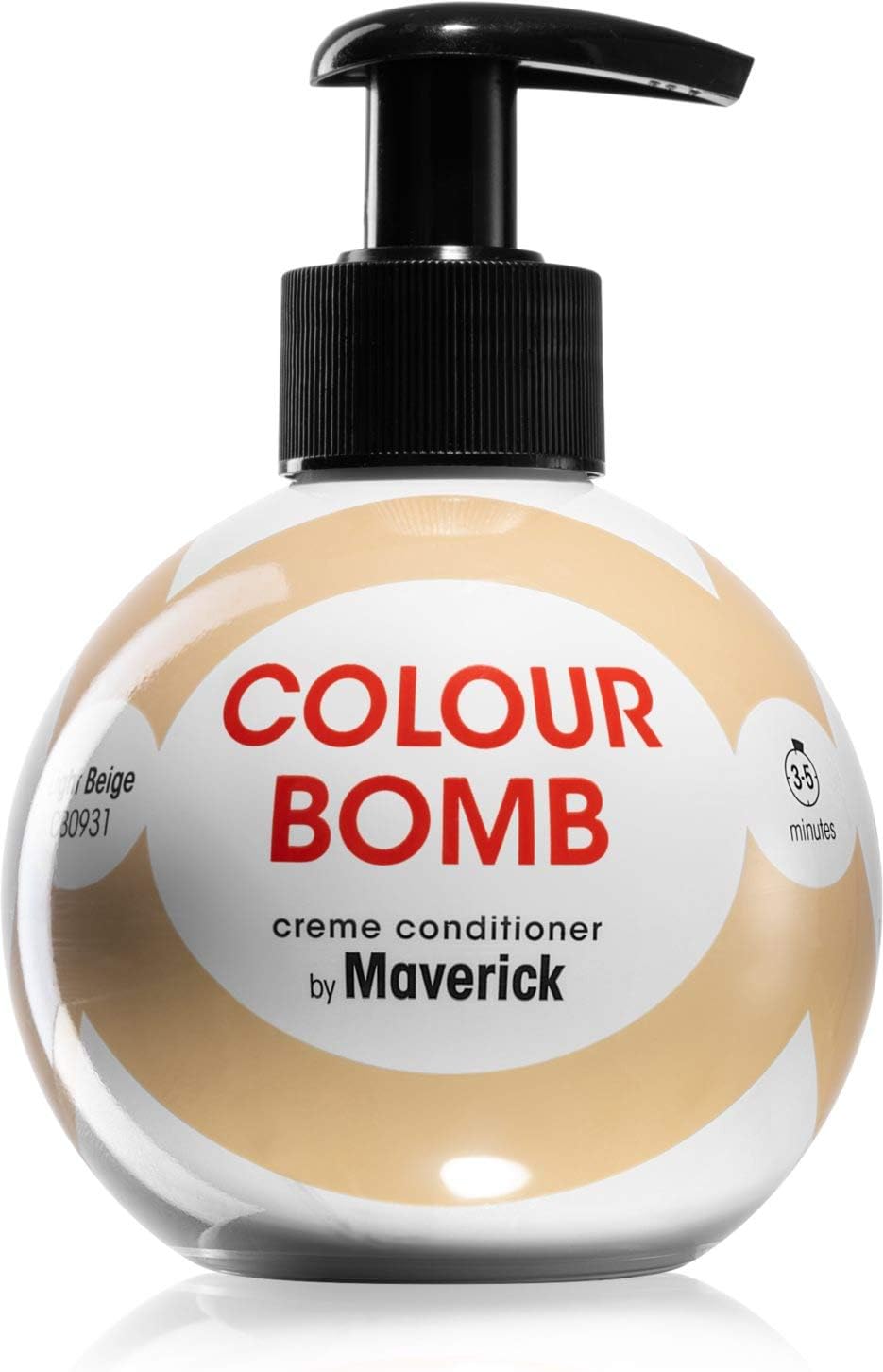 Colour Bomb by Maverick Light Beige for Dark Blonde Hair Colour Depositing Conditioner 250ml