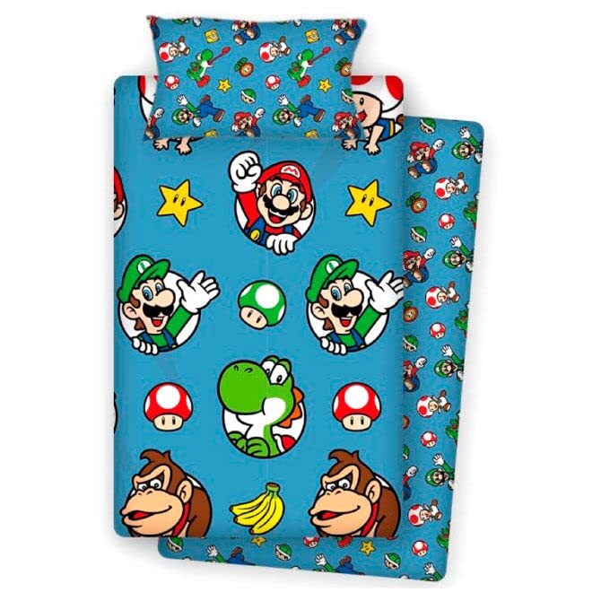 10XDIEZ NEW IMPORT Super Mario Bros Sheet Set, NW1038
