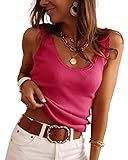 Tankaneo Womens V Neck Tank Tops 2025 Sleeveless