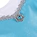 BAOHULU Girls Gymnastics Leotard Sparkle Shiny One Piece Dance Outfit B147_LightBlue_4A