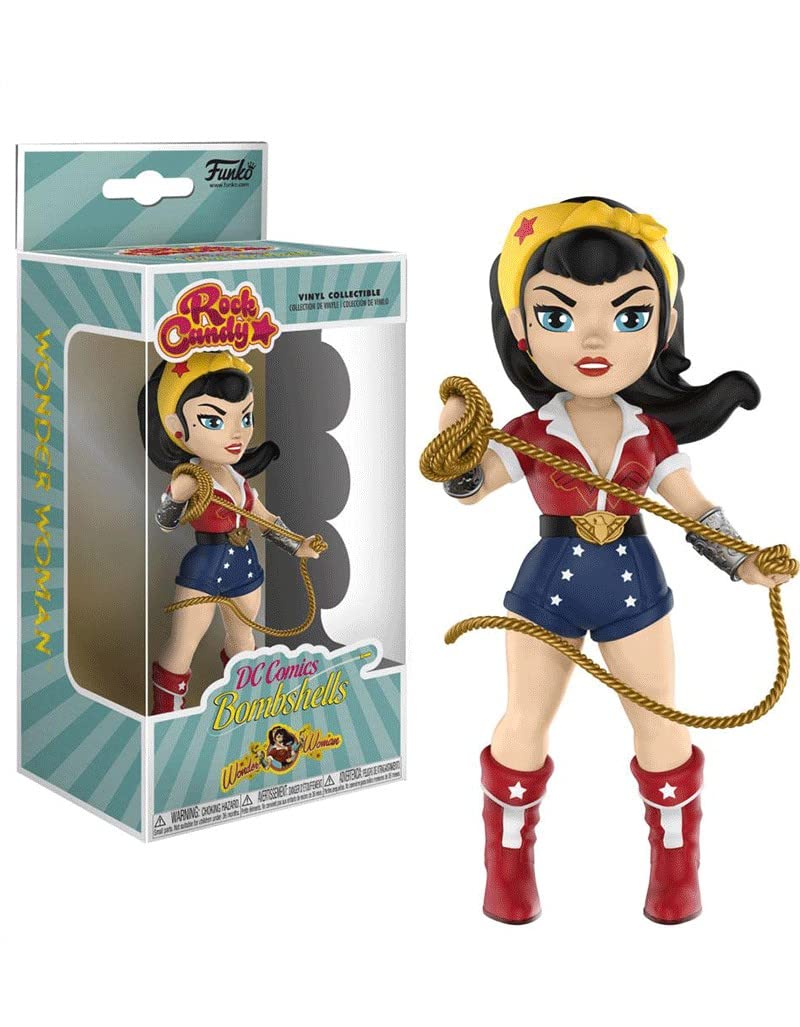 Funko 23775 Rock Candy DC Bombshells Wonder Woman Figure Multicolour