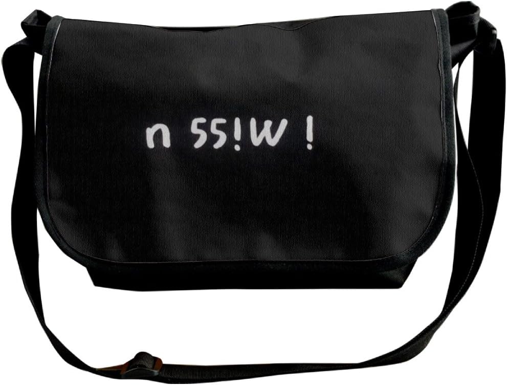 Hyhyhei Crossbody I Miss U Casual Gym Travel Shoulder Bag Messenger Bag With Adjustable Shoulder Strap Vintage Zip-top Wide Mouth Open Tool Tote Anti-Theft Design