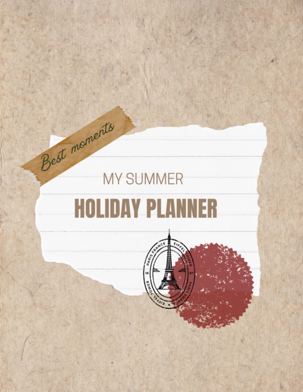 My summer holiday planner: Your personal space to capture and treasure your vacation memories.