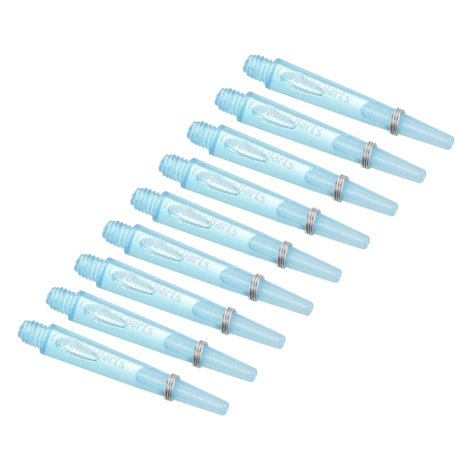 PATIKIL 35mm Dart Shafts, Medium 2BA Thread Plastic Dart Stems Dart Accessories for Steel Tip - 9 Pack (Blue)