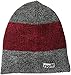 neff Men's Trio Beanie, Black/Maroon/Charcoal, One Size