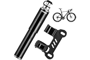 ROCKBROS Mini Bike Pump Portable Bike Pump 110/150 PSI High Pressure Fits Presta and Schrader Valve Bike Frame Pump Bicycle P