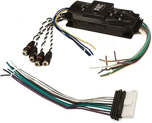 PAC SOEM4 Premium, 240W 4-Channel Adjustable Line Output Converter with Auto Remote Amplifier Turn On