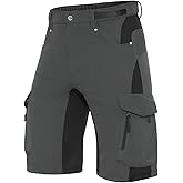 XKTTAC Men's Outdoor Quick Dry Lightweight Stretchy Shorts for Hiking, Tactical, Camping, Travel with 6 Pockets