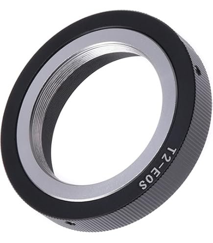 Canon TS E Adattatore Anello T/T2 Per Obiettivi Fotocamera Canon EOS - Montaggio EF/EF-S, Vite, Compatibile Con 760D, 50D, 600D, 1100D Adattatore T-mount Obiettivo Canon EOS EF Reflex - Foto 3