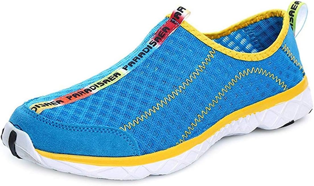 PAIRLERS Men Water Shoes Quick Dry Lightweight Beach River Surf Outdoor Walking Shoes