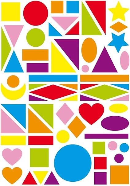 Maxi Gommettes Enfantines Couleurs Vives Formes Assorties 130 Piece Amazon Fr Cuisine Maison