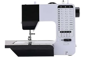 Industrial Sewing Machine - Heavy Duty Portable Embroidery with 38 Built-in Stitches, Extension Table, and Night Light - Idea