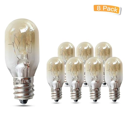 LXcom - Bombillas de horno para microondas, 15 W, E12, 110 V ...