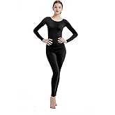 Full Bodysuit Womens Long Sleeve One Piece Jumpsuit Spandex Zentai Unitard