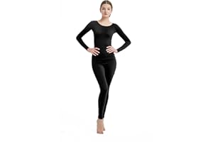 Full Bodysuit Womens Long Sleeve One Piece Jumpsuit Spandex Zentai Unitard
