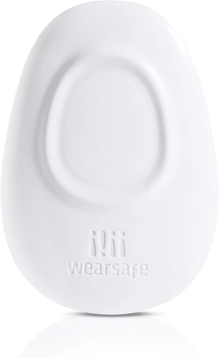 Wearsafe Personal Emergency Response Tag Lifetime Edition - Immediate Panic Button - Medical Response Wearable - One Touch Security Alert System (White)