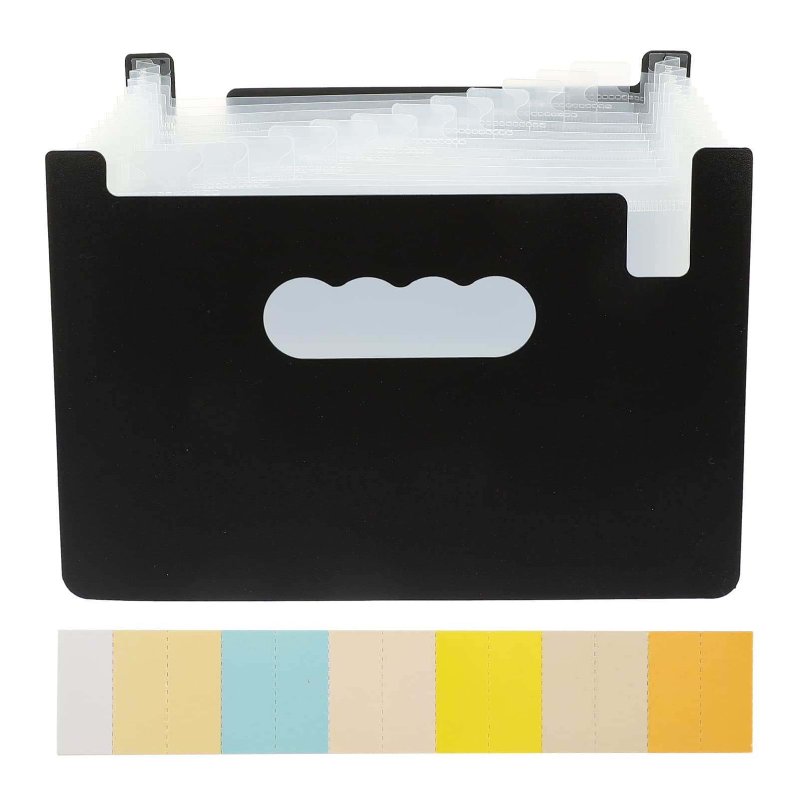 Operitacx A5 Expanding File Folder, A5 Folder Expandable Organiser Document Organiser, Filing Boxes Filing Folder for Cards Receipt Tax Item