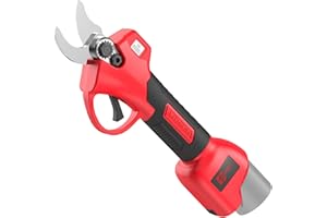 OHYES Pruning Shears Max 1.2IN Cutting Diameter Fit for Milwaukee 12V Battery Packs with LCD Display SK-7 Blade For Garden Tree Pruning(Battery not included)