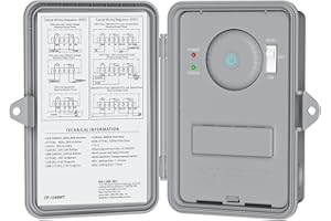 BN-LINK Pool Pump Timer, Outdoor Indoor Smart Wi-Fi Timer Box, 2HP 40A Max, 120, 240, 277 VAC, for Pool Pump, Water Heater, Fans, SPA, Compatible with Smart Phone, Alexa, Google Assistant