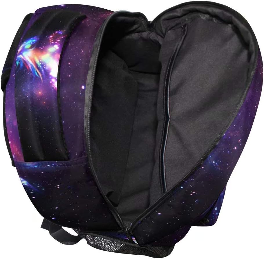 ALAZA Unicorn Backpack Girls School Bag Galaxy Magic Laptop Bookbags Canvas Rucksack, D008, Original - Image 3