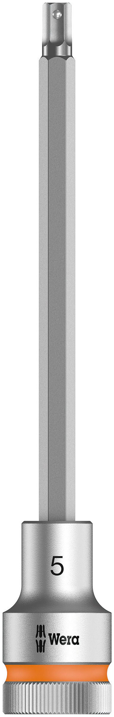 Wera 8740 C HF Zyklop In-Hex-Plus holding function bit socket, 1/2" drive, 5x140mm, 05003841001