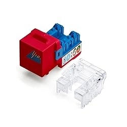 trueCABLE Cat6 Keystone Jack, Unshielded (UTP), 90