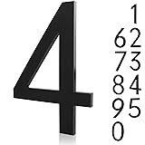 6 Inch Apartment Numbers for Door, Self Adhesive