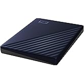 Western Digital WD 2TB My Passport for Mac, Portable External Hard Drive with backup software and password protection, Blue -