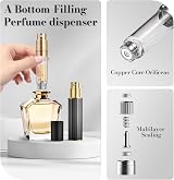 JOOMOKO Perfume Atomiser 10ML Travel Bottle Refillable Leakproof Spray Black view 2