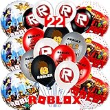 22PC ROBLOX LATEX BALLOONS FOR BIRTHDAY PARTY THEME DECORATION SUPPLIES