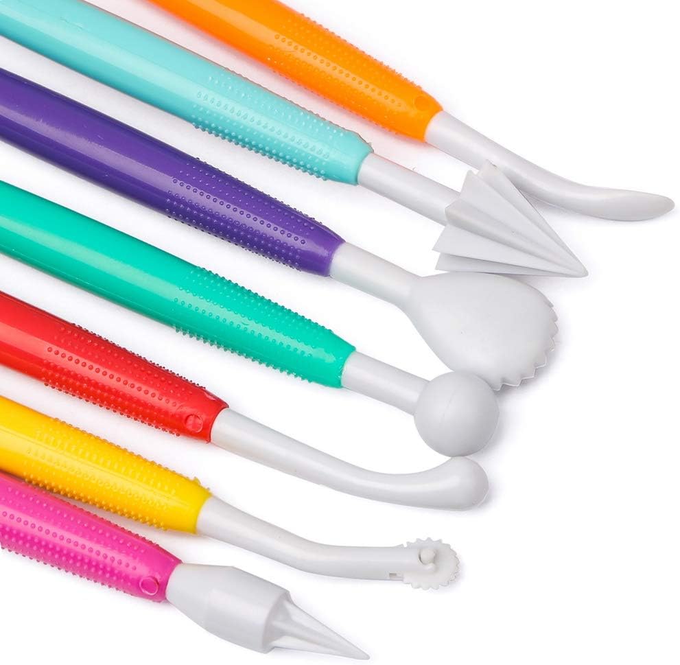 10 Pieces Clay Tools, Plastic Sculpting Tools Polymer Clay Tools Clay Tools Sculpting Ceramic Pottery Tool Kit for Shaping and Sculpting
