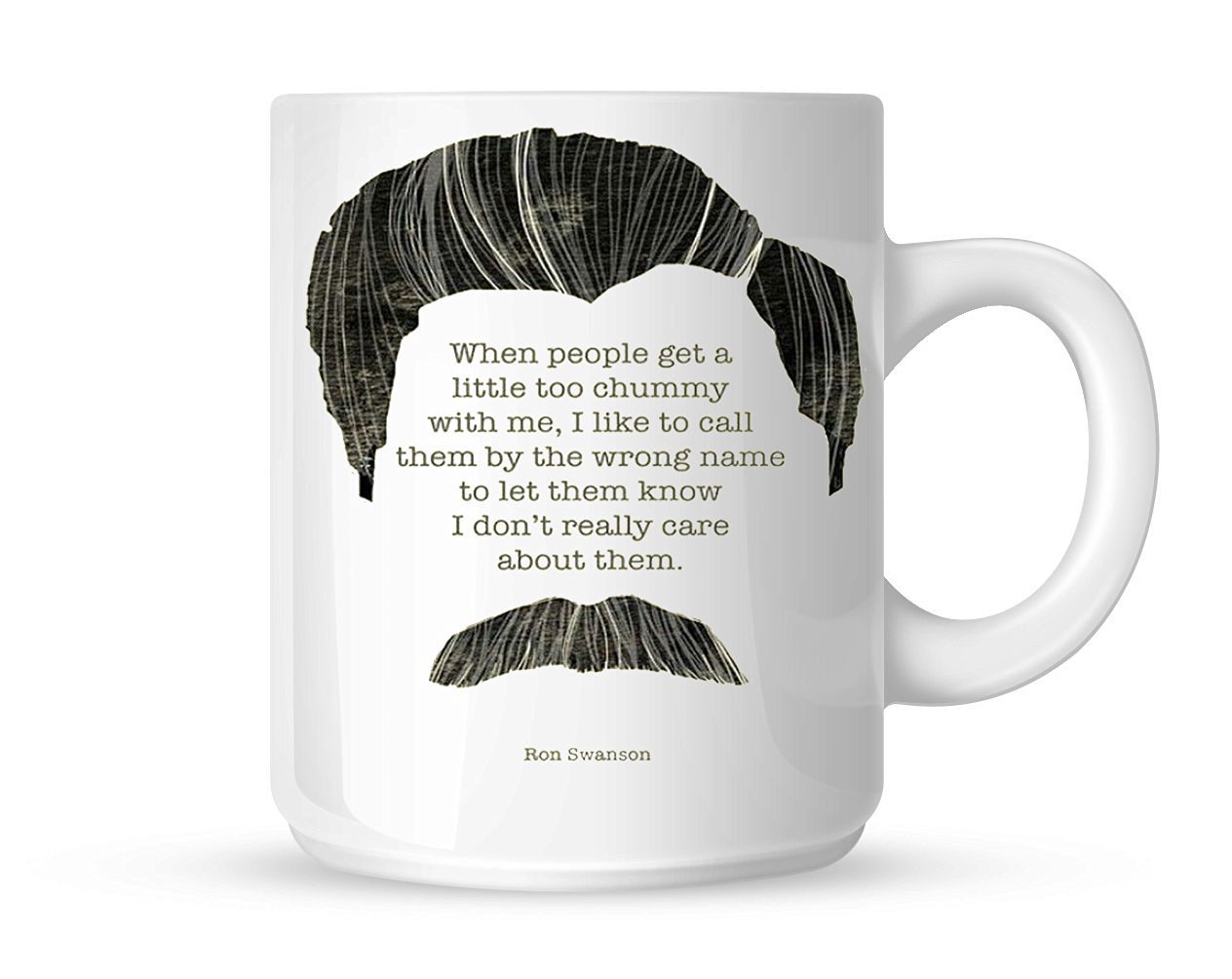 Classic Ron Swanson Quoteparks Mya Coffee Coffe Mug , Custom Mug, Personalised Photo Mug, Unique Gift by DK Collection