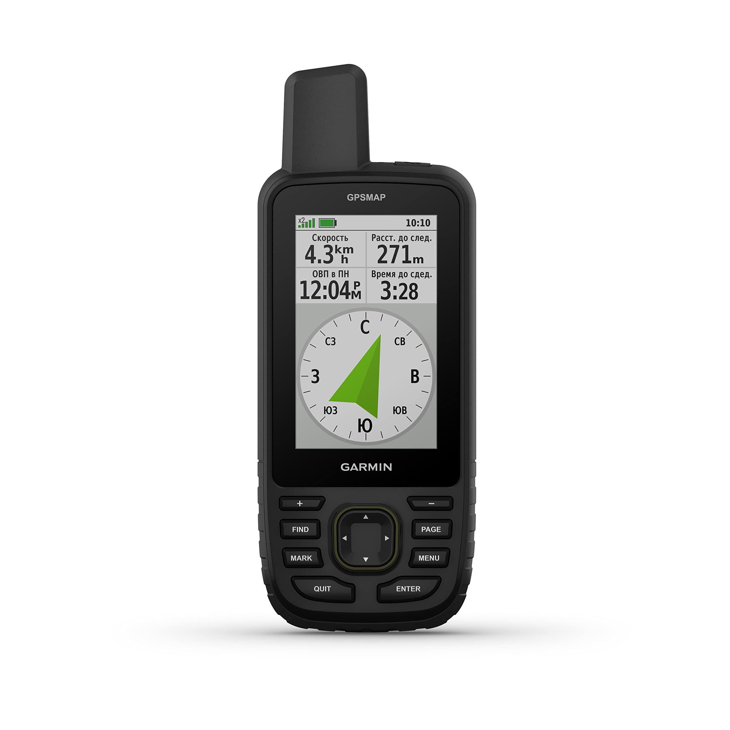 Wearable4U - Garmin GPSMAP 67 Rugged Hiking Handheld, Expanded GNSS Support, 3in Display with Power Pack Bundle