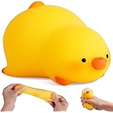Duck Squishy Stress Balls for Kids and Adults, Dough Ball,Squishy Toys, Squeeze Sensory Toys, Animal Squeeze Stress Balls Fidget Toys for Anxiety Relief, Stress Ball for Autism ADD/ADHD