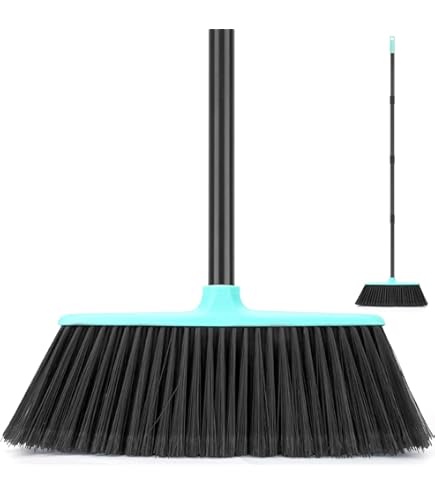 Lightweight Essential Household Broom Head (Gray