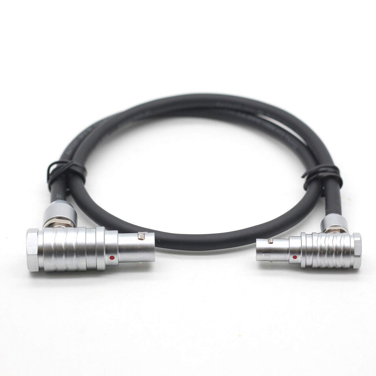 HangTon Control Power Cable for DJI Ronin 2 to DJI RS2 3 4 Pro Follow Focus Motor, Right Angle 4+2pin to 6pin 30''