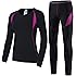 Thermo Unterwäsche Damen Set - Warme Skiunterwäsche Für Winter Sport