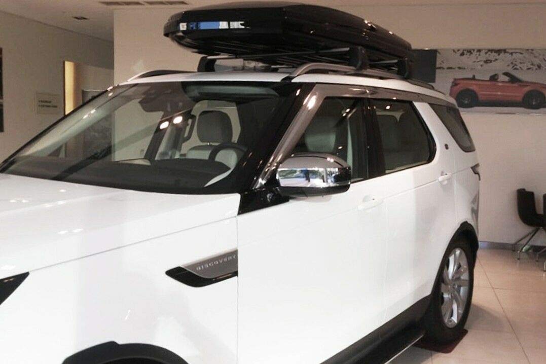 AUTO CLOVER Chrome Wind Deflectors Set for Land Rover Discovery 5 (6 pieces)