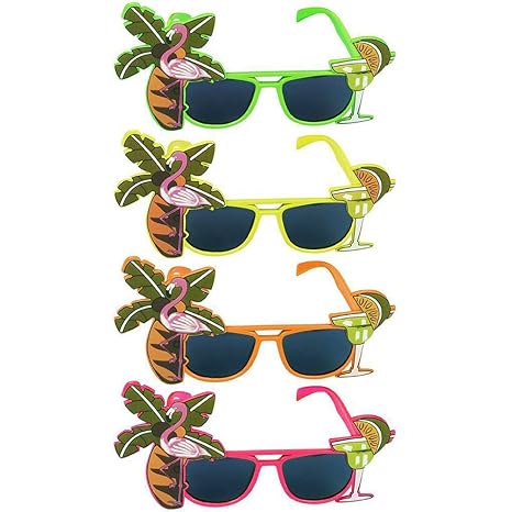 Tinksky Decorazione Albero Fenicottero Hawaii Occhiali Per